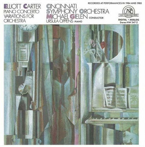 Carter: Piano Concerto  Variat - Carter: Piano Concerto; Variations For Orchestra [CD]