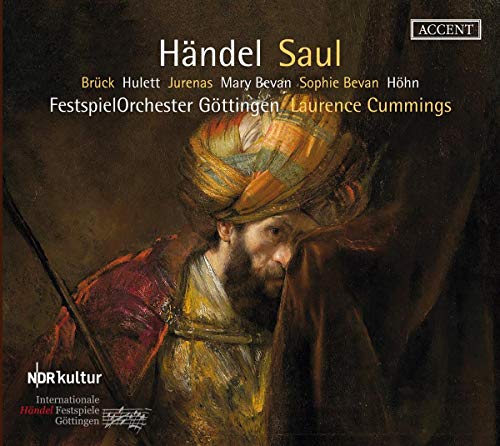 "Album cover featuring a man in 18th-century attire, holding a staff, with text overlay."