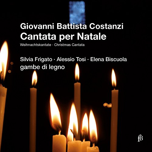 "CD cover with lit candles against a dark background, white text at the top."
