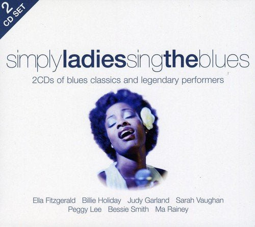"Blue CD compilation album cover with tracklist, barcode, and Amazon logo."