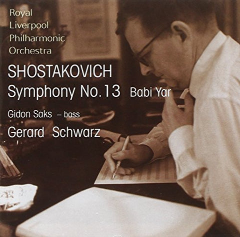 Rlpo/gerard Schwarz - Shostakovich: Symphony No. 13 'Babi Yar' [CD]