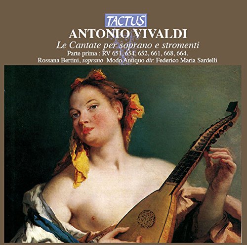 "CD cover with a painting of a woman holding a lute."