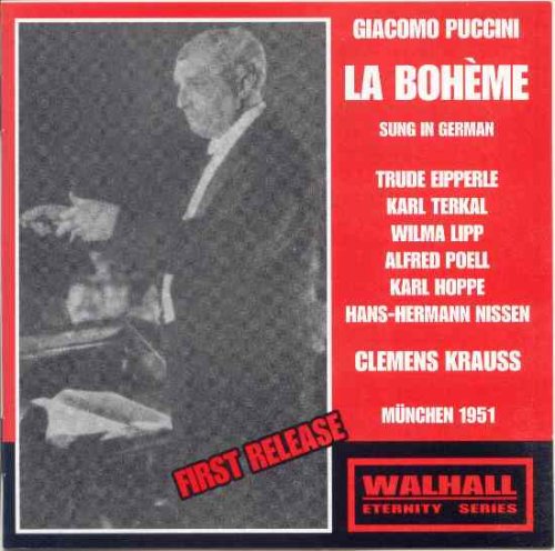 Red and black CD cover with a man conducting an orchestra.