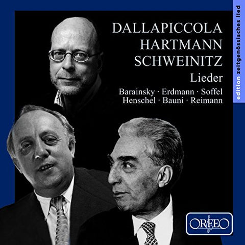 Erdmann/barainsky/soffel - DALLAPICCOLA/HARTMANN:LIEDER [CD]