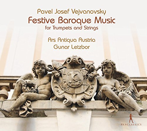 "CD cover featuring a stone cherub sculpture and ornate crest."