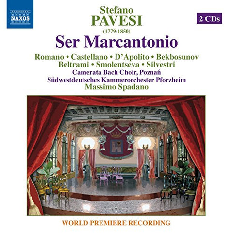 Romanobekbosunovbeltrami - Pavesi: Ser Marcantonio [CD]