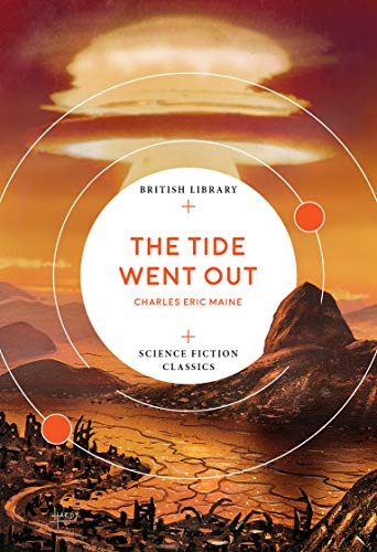 "The Tide Went Out" book cover featuring a UFO over a desolate, rocky landscape.