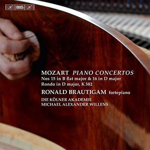 "CD cover featuring a hand adjusting a piano's wooden frame, with white text overlay."