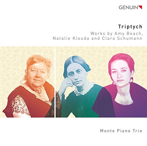 Monte Piano Trio - Triptych: Works by Amy Beach, Natalie Klouda and Clara Schumann [CD]