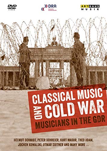 A DVD cover featuring soldiers standing behind barbed wire at the Brandenburg Gate.