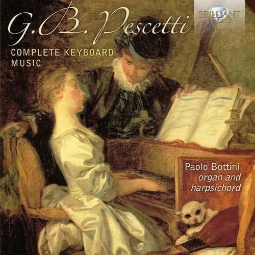 "CD cover featuring a painting of a man and woman at a harpsichord."