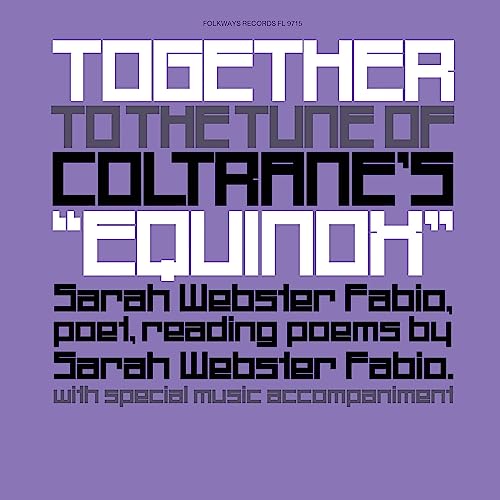 Sarah Webster Fabio - Together to the Tune of Coltrane's "Equinox" [VINYL]