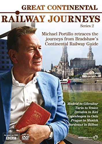 DVD cover featuring Michael Portillo holding a red book, with a European landscape behind.