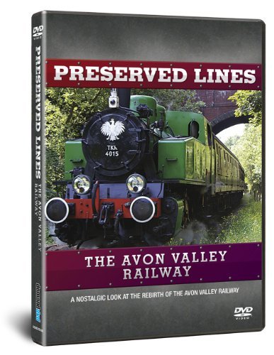 DVD case featuring a green steam train on its cover, with title text overlay.