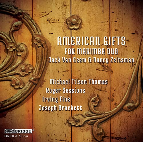 Zeltsman - American Gifts For Marimba Duo [CD]
