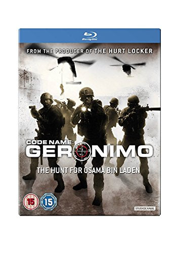 Blu-ray case with soldiers and helicopters on the cover, titled "Code Name: Geronimo".