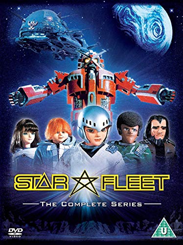 "DVD cover featuring a robot and characters against a space background."