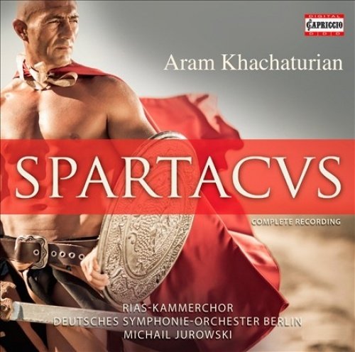 "CD cover featuring a muscular man in ancient armor holding a sword and shield."