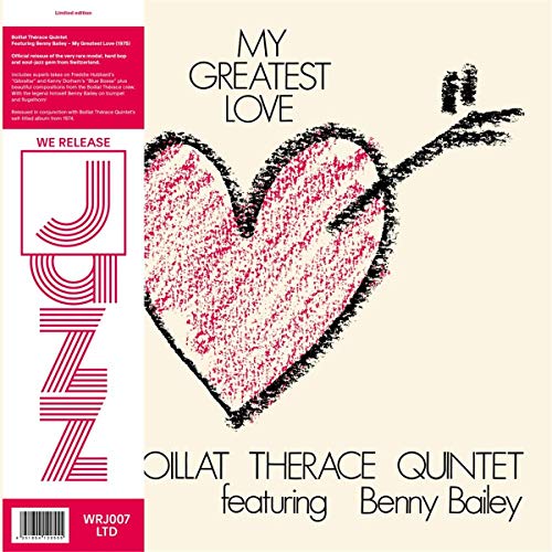 A CD cover featuring a red heart with "My Greatest Love" written above it.