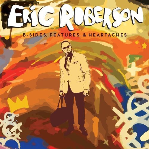"Album cover art featuring a man in a beige suit and sunglasses."