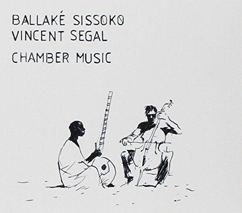 "Black and white CD cover with sketch of two Page musicians playing instruments."