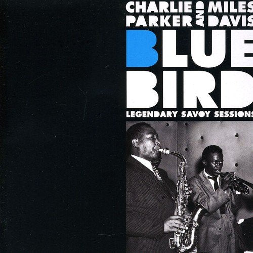 "CD cover featuring black-and-white image of two musicians playing saxophones, with bold title text."