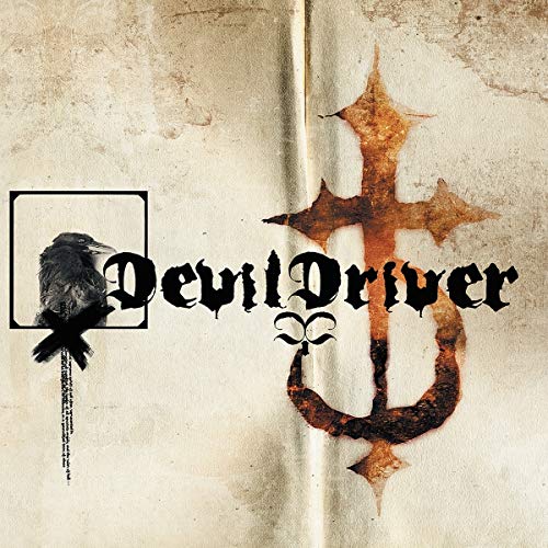 Album cover art for "DevilDriver" vinyl, featuring a rusty anchor and a dead crow.