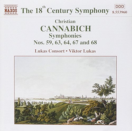 Lukas Consort:Lukas - CANNABICH: Symphonies Nos. 59, 63, 64, 67 and 68 [CD]
