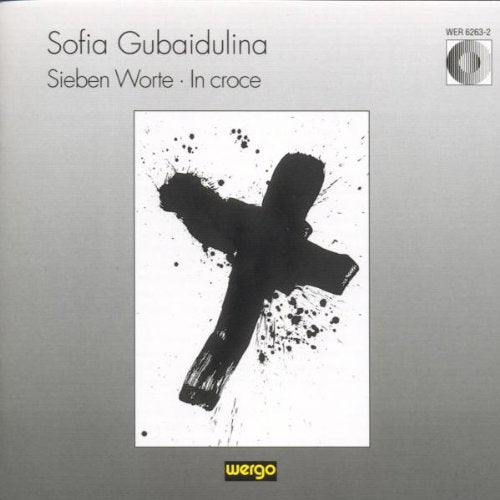 A CD cover featuring a black cross on a white background with gray gradient.