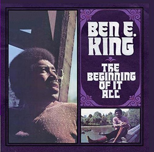 Ben E. King's album cover: purple background, 2 photos of the artist.