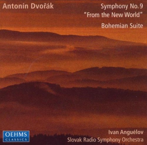 "CD cover featuring a landscape painting with text overlay, including artist and orchestra names."