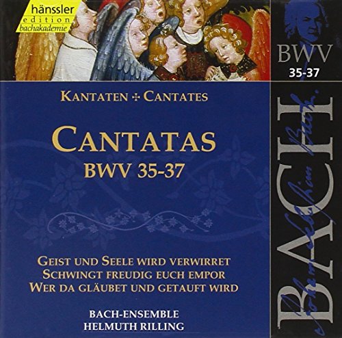 Rilling Bach-collegium Stuttg - Bach: Cantatas, BWV 35-37 (Edition Bachakademie Vol 12) /Rilling [CD]