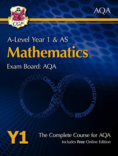 A-Level Maths for AQA: Year 1 & AS Student Book with Online Edition (CGP A-Level Maths)