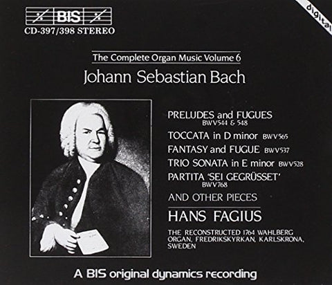 Fagius - Bach: Complete Organ Music, Vol.6 [CD]