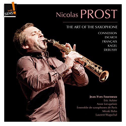 CD cover featuring a man playing a saxophone against a black background.