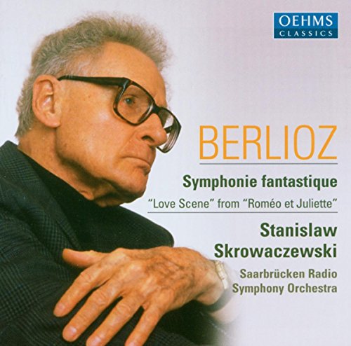 CD cover featuring a man with glasses and text about Berlioz's music.