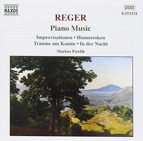 "CD cover featuring a serene landscape painting with a tree and rolling hills."