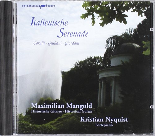 CD case with a serene landscape and blue title "Italienische Serenade" on the cover.