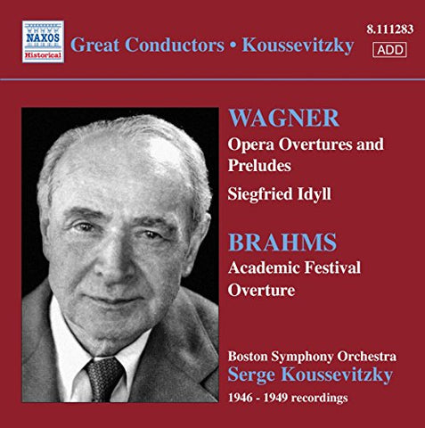 Boston Sokoussevitzky - Opera Overtures and Preludes/Academic Festival Overture [CD]