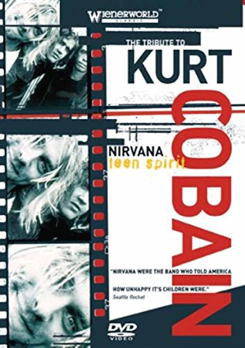 DVD cover with Kurt Cobain's image and "The Tribute to Kurt Cobain" text.