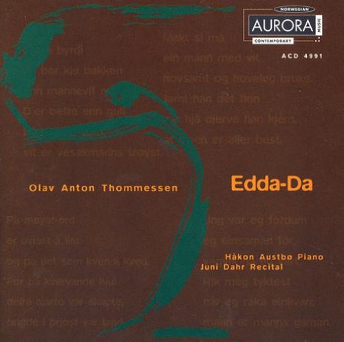 "CD cover with brown background, green brush stroke, and yellow text."