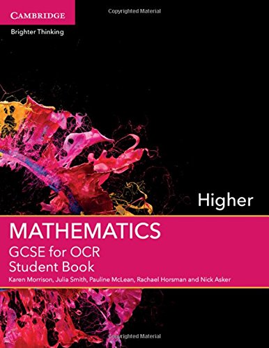 GCSE Mathematics for OCR Higher Student Book (GCSE Mathematics OCR)