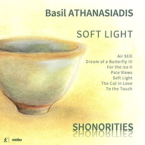 A CD cover featuring a watercolor painting of a bowl on a yellow background.