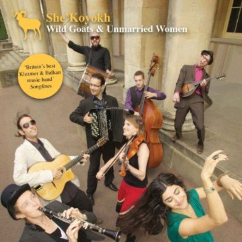 Album cover featuring six musicians playing instruments and one dancing, in formal attire.