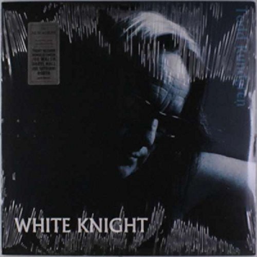Vinyl record cover with a dark-toned image and "White Knight" text at the bottom.
