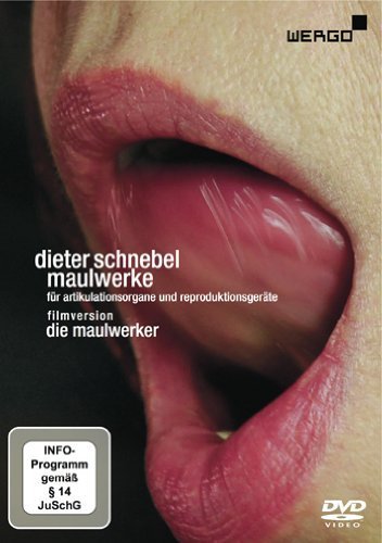 The image depicts a DVD cover featuring a close-up of a mouth.
