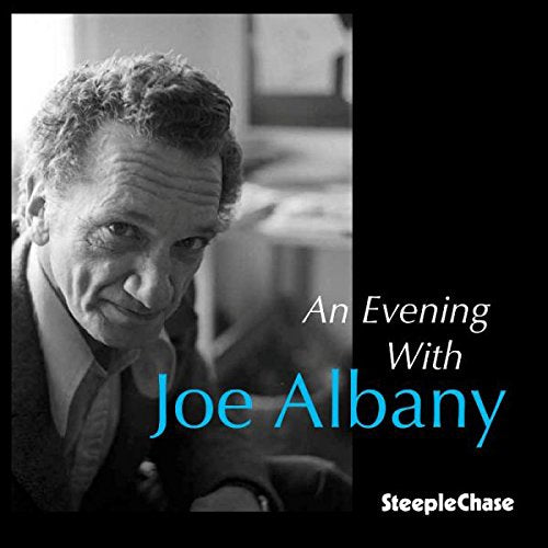 "Album cover with black and white photo of Joe Albany and title text."