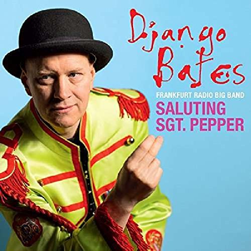 Album cover featuring a man in a bright green jacket and black bowler hat.