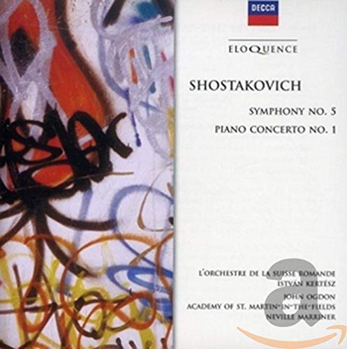 Osr/kertesz/ogdon/acadstmartininthefields/marriner - Shostakovich: Symphony No. 5 / Piano Concerto No.1 [CD]