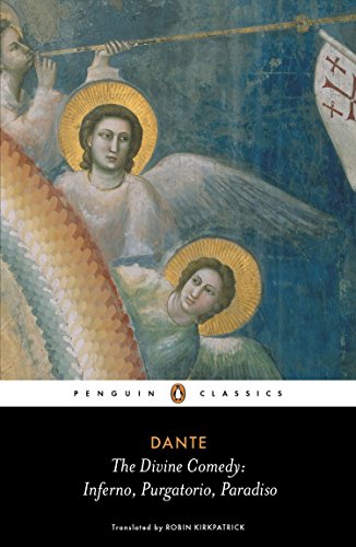 Book cover featuring medieval painting of angels and a dragon, with Penguin Classics branding.